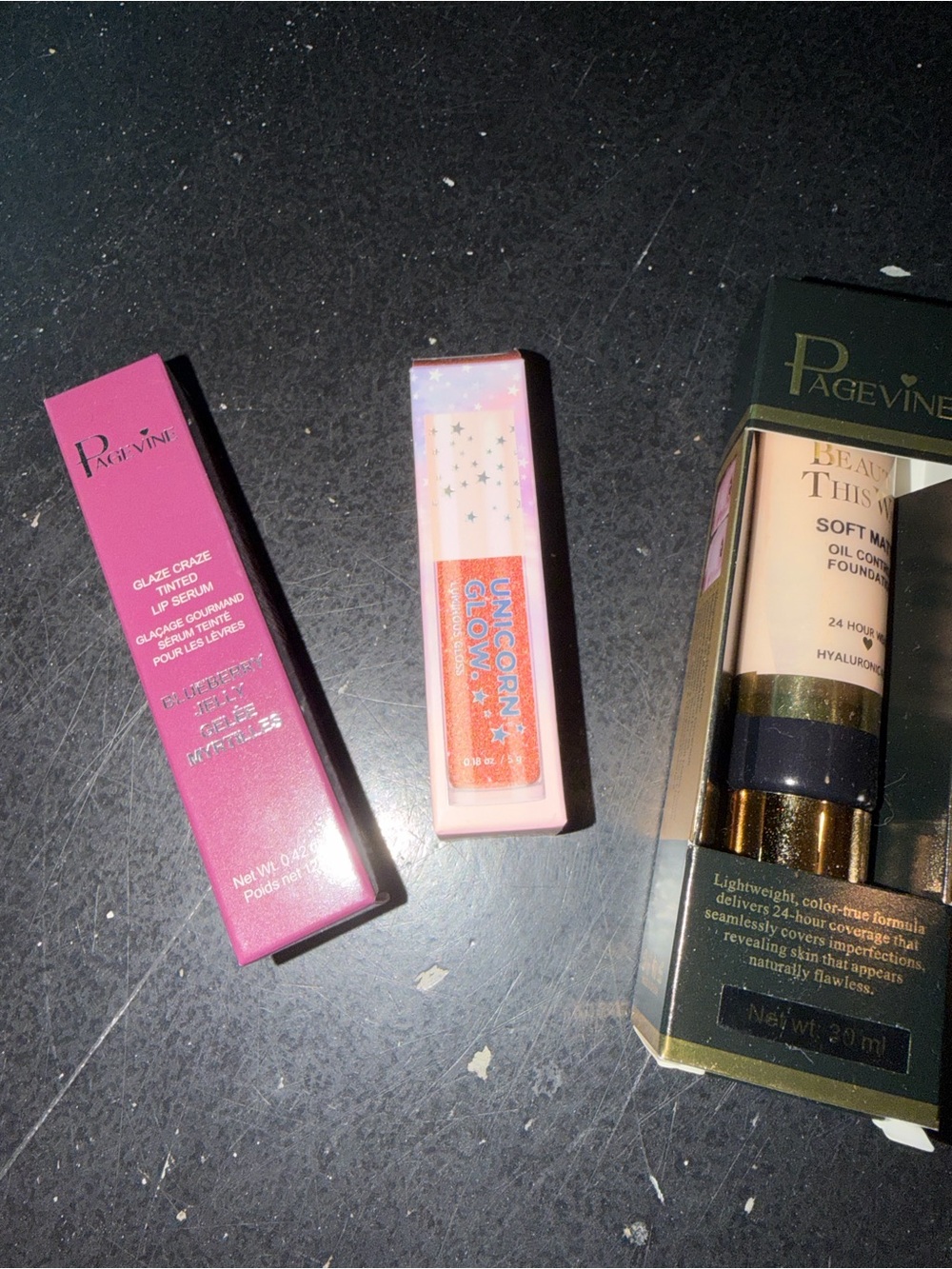 Pagevine makeup trio